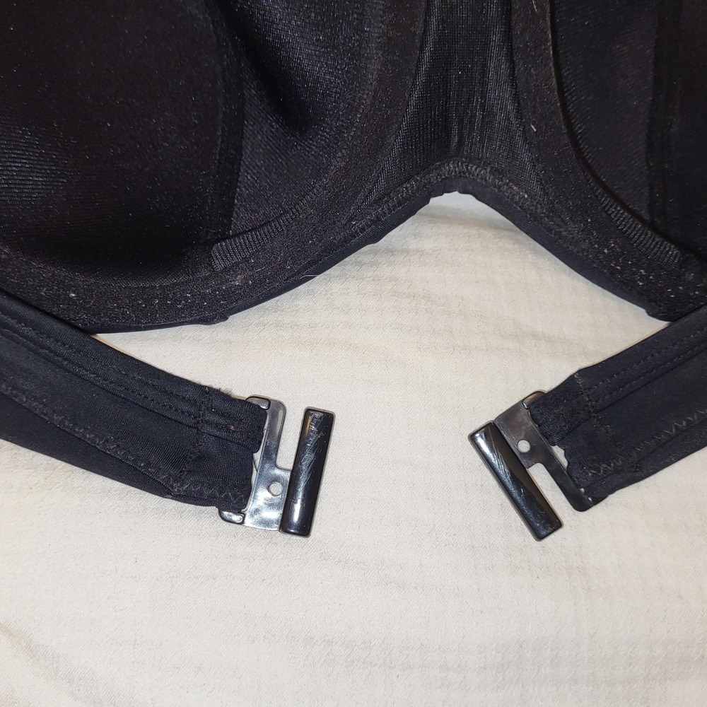 Panache Isobel Black Bikini Swimsuit Bra Removable Straps Balconette - 36D - Picture 5 of 9